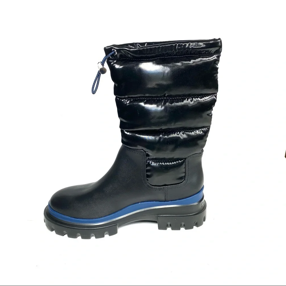 Calvin Klein Womens Laeton Winter Boots Size 6.5‎